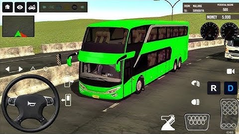 Indonesia Coach bus driving | Euro bus simulator 2025 Android gameplay #game 1 Part 46
