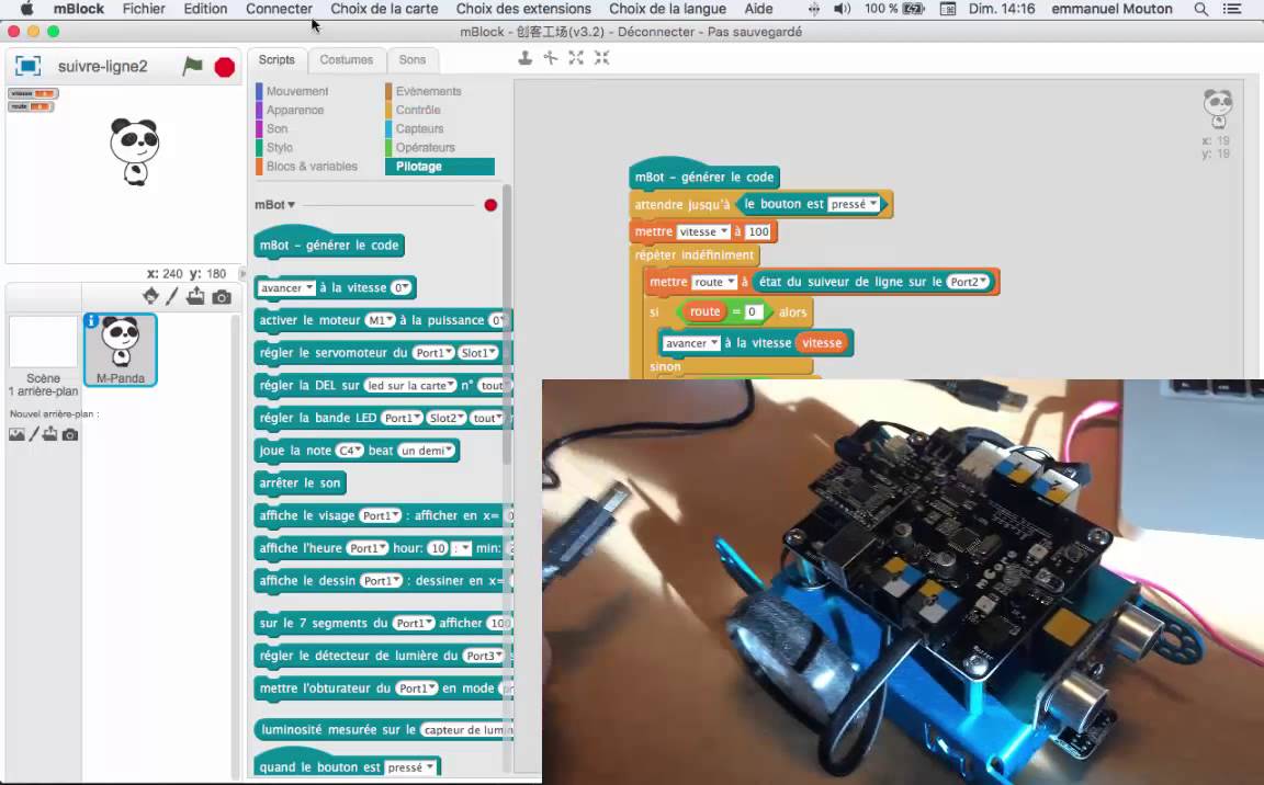 Robot mBot - YouTube