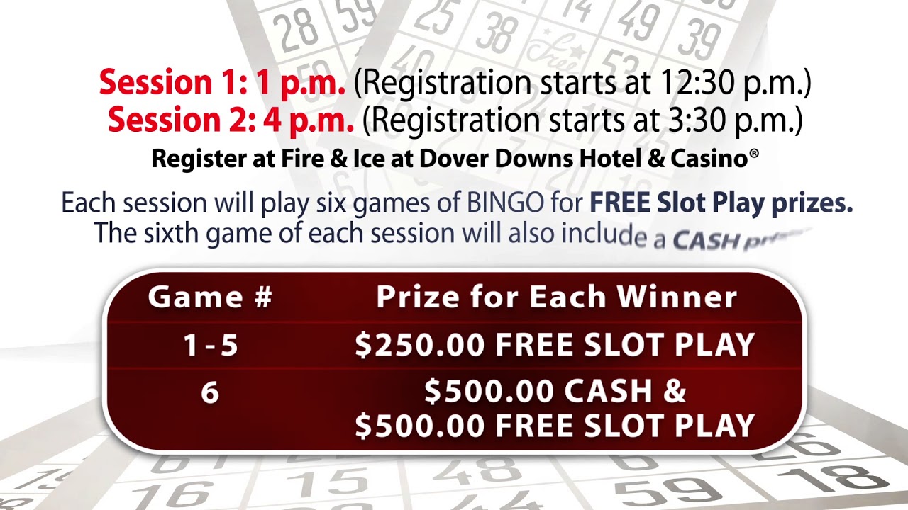 April 2018 BINGO at Dover Downs Hotel & Casino® YouTube