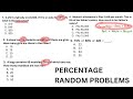 Percentage random problems