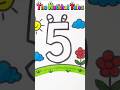 Learn #numbers 5 | Tracing for #kids & #toddlers | #preschool #learning #shorts #youtubeshorts