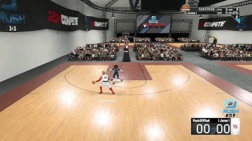 One game of rush 1v1 NBA2k20 (no edit)