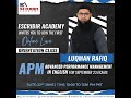 ACCA APM | Advanced Performance Management | P5 - APM | Luqman Rafiq