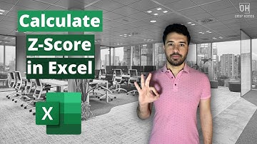 Calculate Z-Score in Excel
