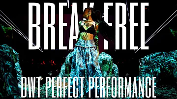 ariana grande - break free (dwt perfect performance)
