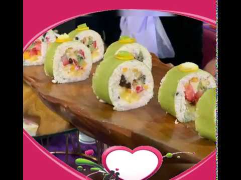 جديد الشيف حكيم عزب وعالم من الابداع في ورشات تسيق الفواكه