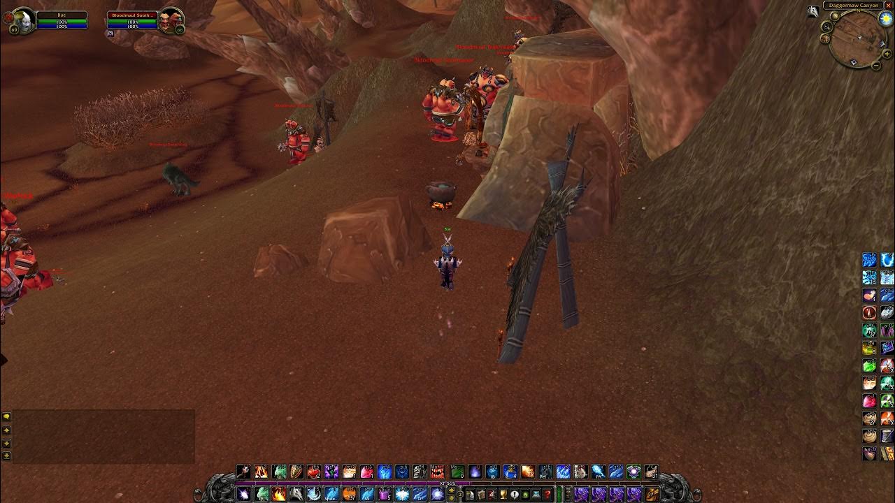 Eavesdrop on the Bloodmaul ogre's plans (Quest Objective), WoW TBC