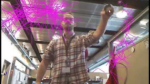 "Screen Cracking" Interactive Using Xbox Kinect and Processing