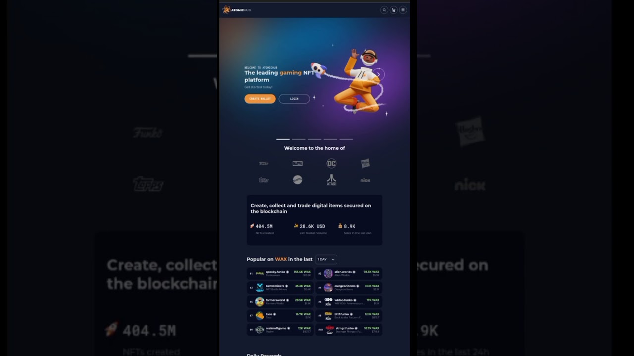 A CLEAR DEMONSTRATION OF HOW TO BUY YOUR FIRST NFT ON WAX.