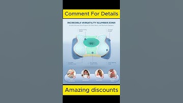 Cozyplayer Adjustable Memory Foam Pillows for Pain Relief Sleeping | memory foam pillow #shorts