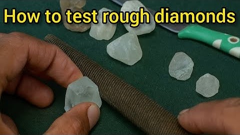 Rough Diamond Test at Home | File Scratch Test – Real or Fake?