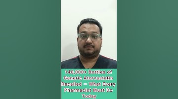 🔥10k ❤️ | 5k 💬 | 1k 🔄 | 20k ▶️|  140k+ Bottles of Generic Atorvastatin — What to Do