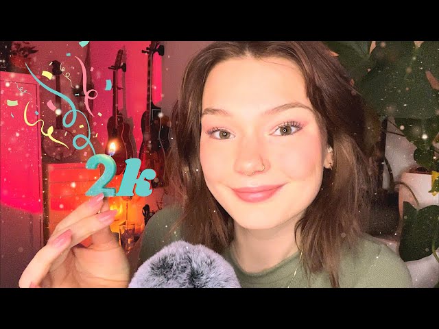 ASMR trying YOUR triggers, trigger words and phrases (whispered, tapping, brushing etc.)(2k special)