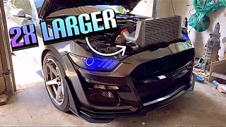 Installing a BIG Intercooler on my Mustang Ecoboost