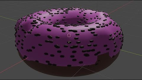 Tutorial blender untuk pemula Cara membuat Donat di Blender dengan mudah dan sederhana