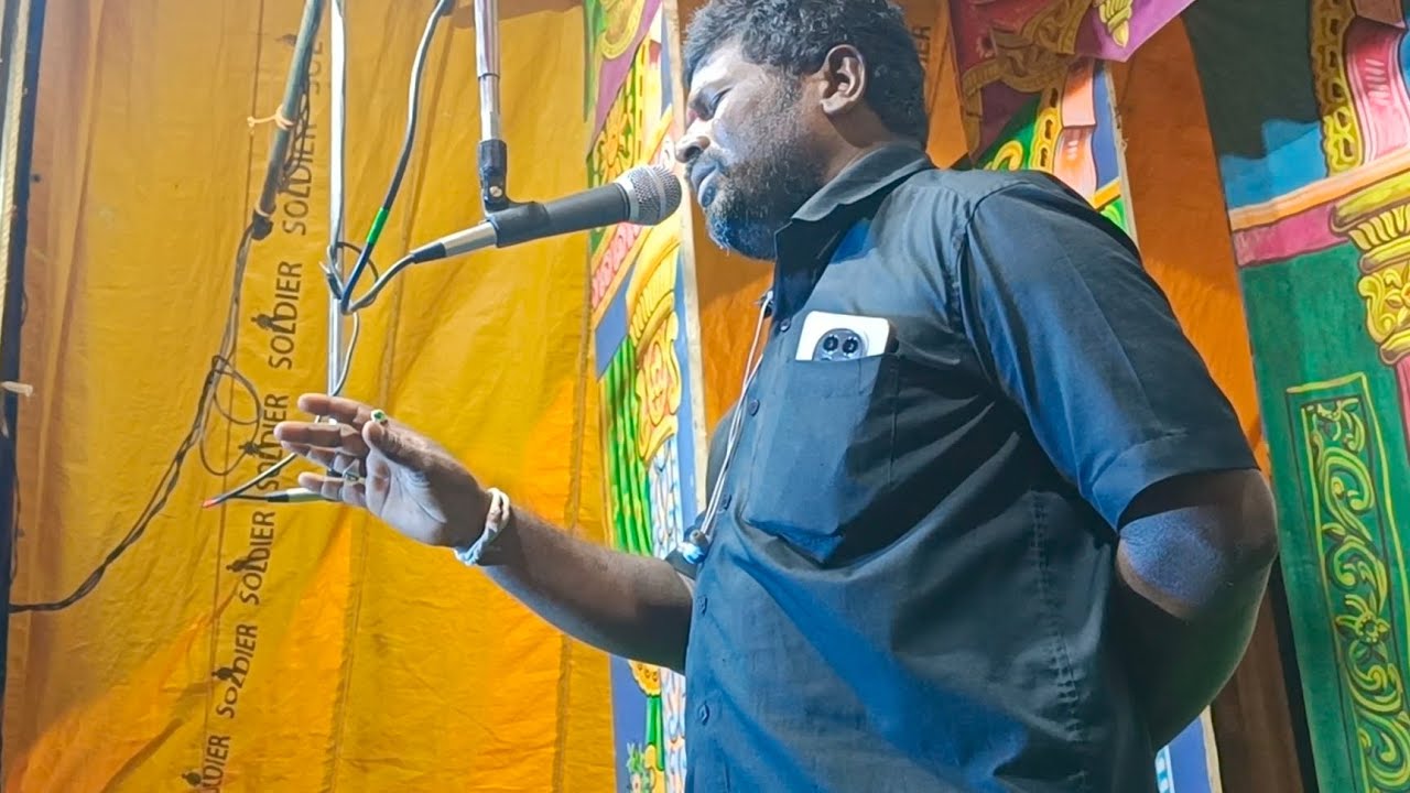 అయ్యప్ప మాలధారణలో పుట్టపర్తి కేశవ గారు పాడిన కాటి సీన్ పద్యం | Telugu Drama Padyalu| Harishchandra