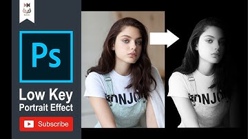 How to Create Low Key Portrait Effect | Black & White Dramatic Lighting | Adobe Photoshop Tutorial