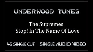 The Supremes ~ Stop! In The Name Of Love ~ 1965 ~ Single Audio Video