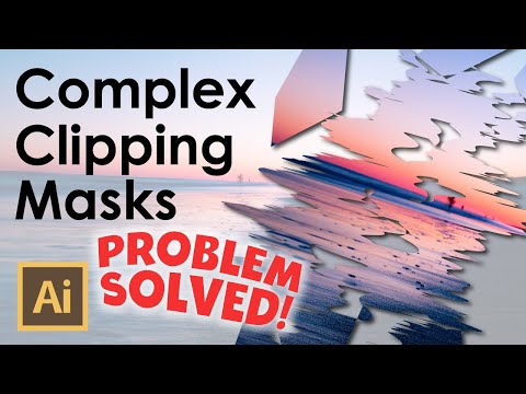 Complex Clipping Mask Error Message - HOW TO FIX CLIPPING MASK ISSUE - Adobe Illustrator Tutorial
