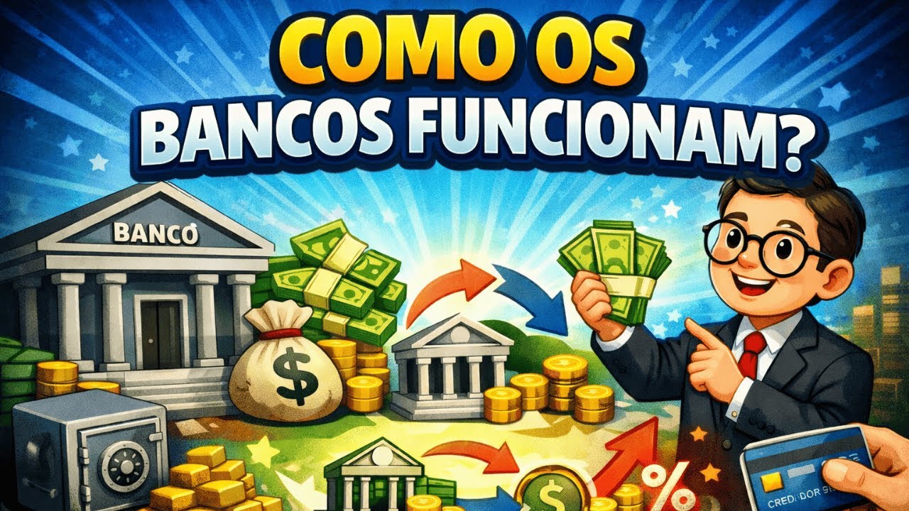 Como os Bancos Funcionam? Entenda de um jeito SIMPLES e FÁCIL