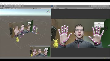 Demo: hand pose recognition Python-Unity