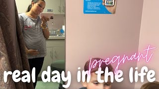 REAL DAY IN THE LIFE OF A PREGNANT MOM OF 3 | 32 weeks pregnant OB appointment with the kids!