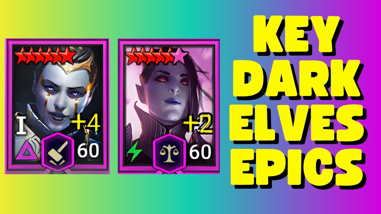 Обожаю этих эпических тёмных эльфийок для бесплатных хардкорных войн фракций! (Луа и Лурия)