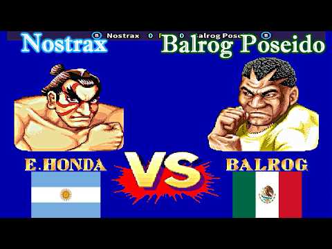 Street Fighter II': Champion Edition - Nostrax vs Balrog Poseido FT5