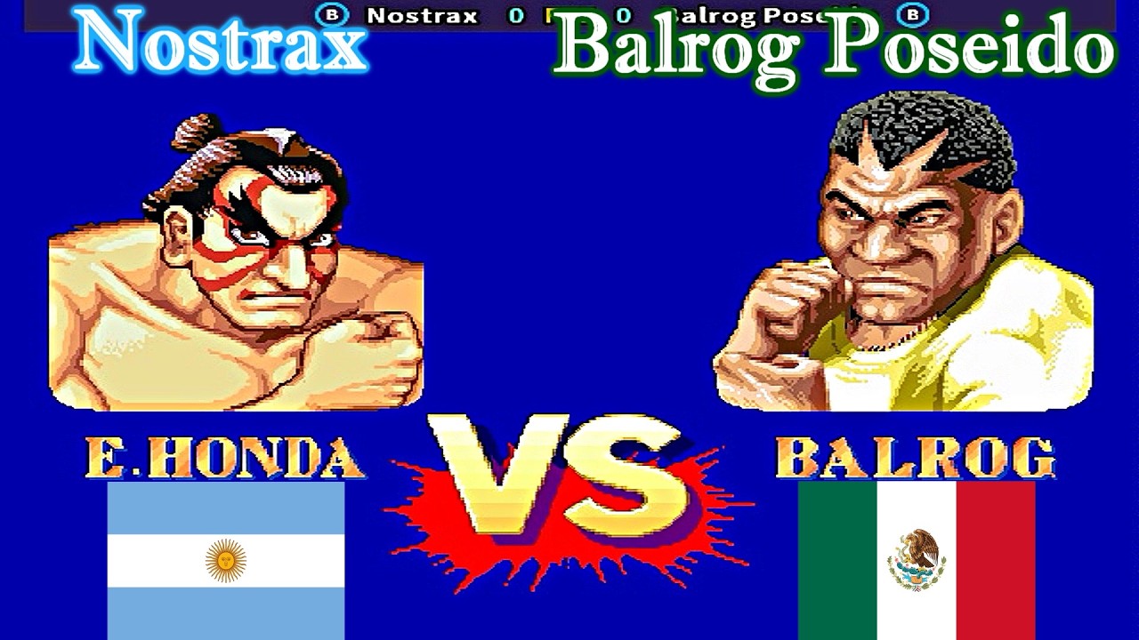 Street Fighter II': Champion Edition - Nostrax vs Balrog Poseido FT5
