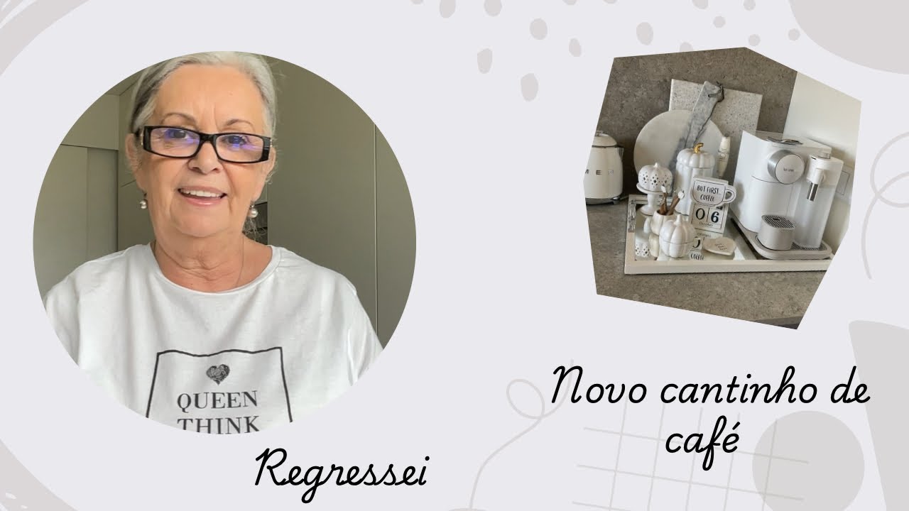 Regresso com mudanças / Novo cantinho de Café/ Compras para a cozinha 