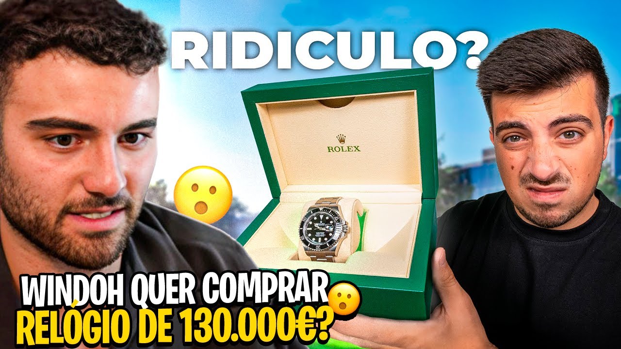 WINDOH REAGE A ' PORQUE GASTEI 10.000€ NUM RELÓGIO? ' DE BERNARDO ALMEIDA