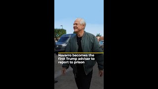 Navarro becomes the first ex-Trump adviser to report to prison | AJ #shorts