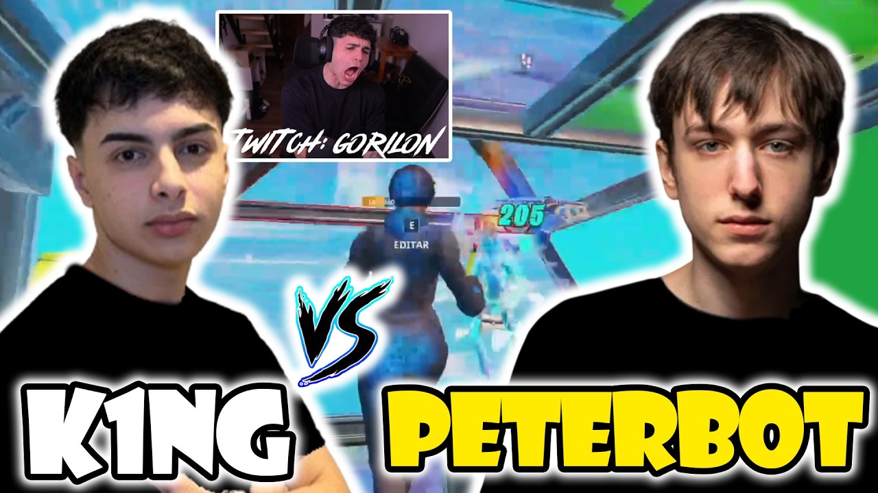 ¡K1NG HUMILLA A PETER!🔥GORILON REACCIONA A K1NG VS PETERBOT *K1NG PRIME*