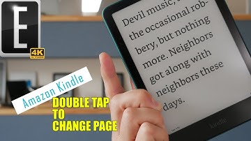 Double Tap the Side to Turn Pages - NEW KINDLE Feature