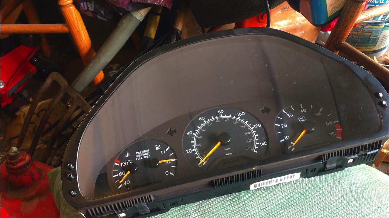 Erratic coolant temp gauge Mercedes w202 c220 YouTube