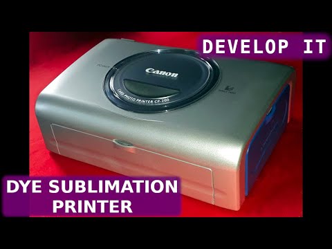 Canon CP-200 Dye Sublimation Photo Quality Printer - YouTube