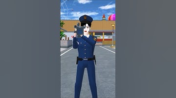 Polisi Di YUTA Drama FUNNY 😁🤣🤯 #shortsviral #sakuraschoolsimulator #short #funny #dance