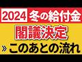 【給付金】3万円で決定！支給時期は？物価高対策をわかりやすく解説　（2024年冬/石破内閣/住民税非課税世帯）