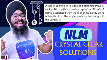 Q11SB A car is moving in a circular horizontal track of radius 10 m with a constant speed of 10m/s