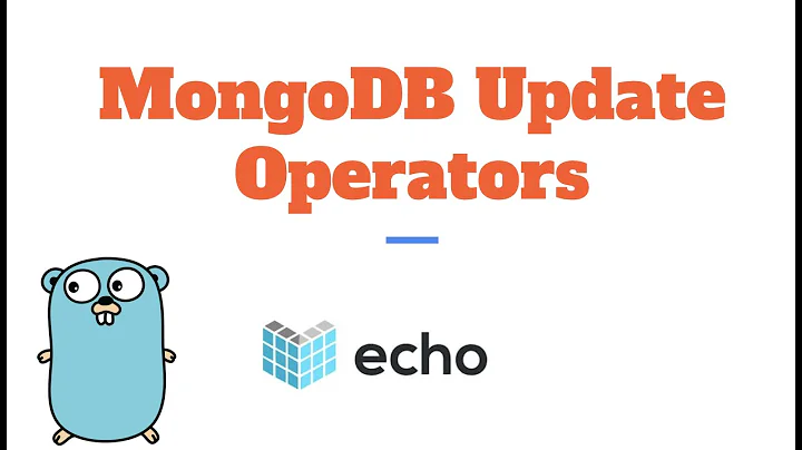 RESTful API in Golang using Echo - MongoDB update operators