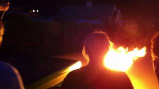 Huge Fire blowing out the back of this truck at the flame thrower contest at Symco Shakedown 2012