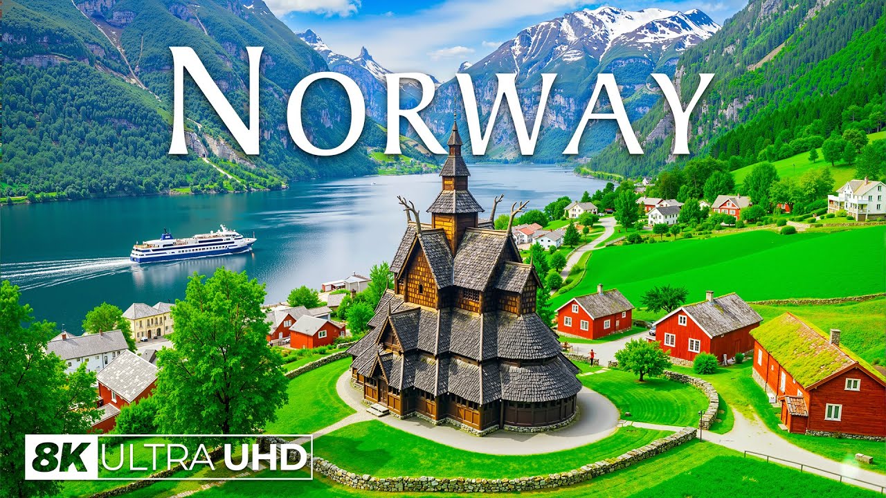 Norway 8K – Majestic Fjords, Snowy Peaks & Timeless Northern Beauty