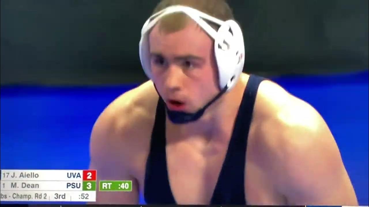 Max Dean Penn State Wrestling vs Aiello Virginia Cavaliers NCAA