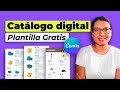 Cómo crear un catálogo digital en canva de productos GRATIS con Plantilla