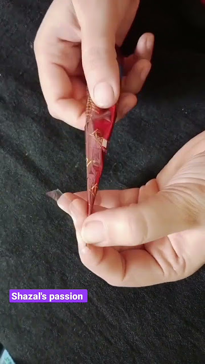 Fine tip Henna cone trick with cello tape/how to make thin readymade henna cone#shorts#viral#mehndi