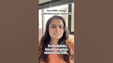 RWA change traditional assets ownership. #realworldassets #blockchain #tokenization #entrepreneur