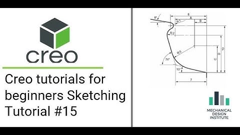 Creo tutorials for beginners Sketching Tutorial #15