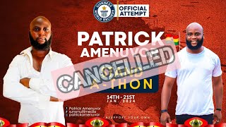 STAND-A-THON: This is Why Patrick Amenuvor Has Canceled GWR Challenge