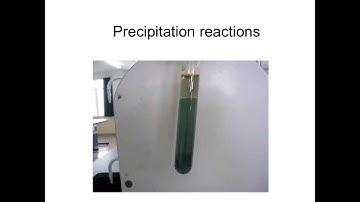 OCR Gateway B C4 Transition Element Precipitation Reactions (Foundation)