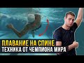 Как плавать на спине?  5 правил от ЧЕМПИОНА МИРА! Техника плавания на спине + ЧЕК ЛИСТ